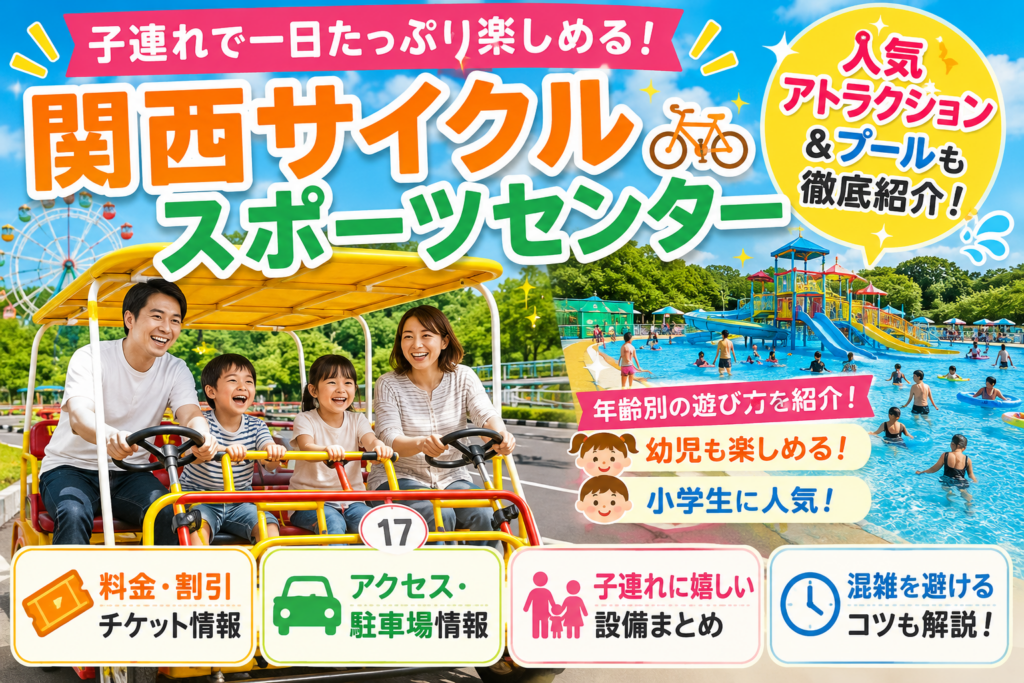 関西サイクルスポーツセンターの楽しみ方は？